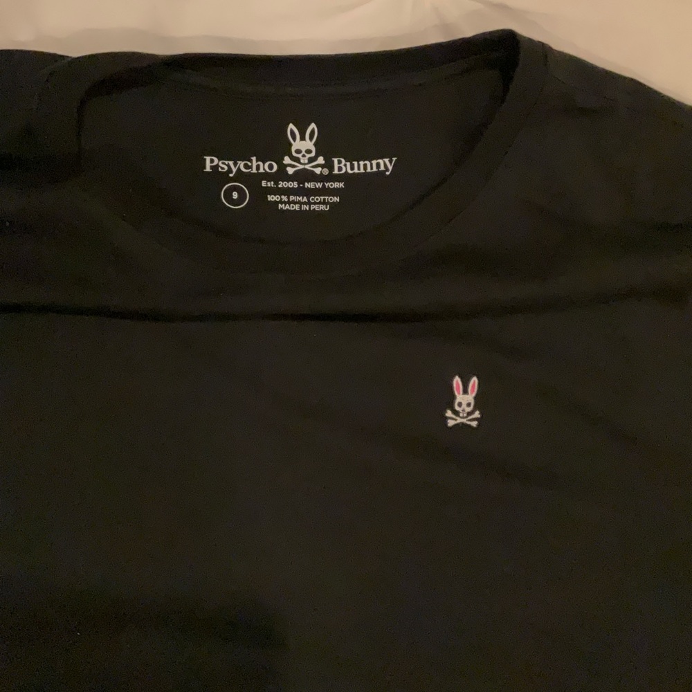 Psycho Bunny Men’s Embroidery Logo T-shirt